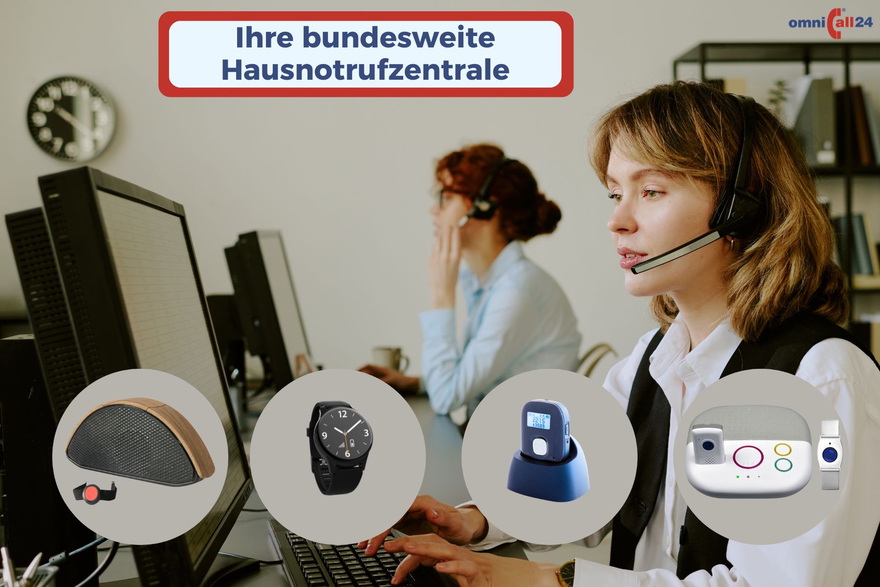 Hausnotruf und Hausnotrufgeräte von omniCall24 bei verKORKst