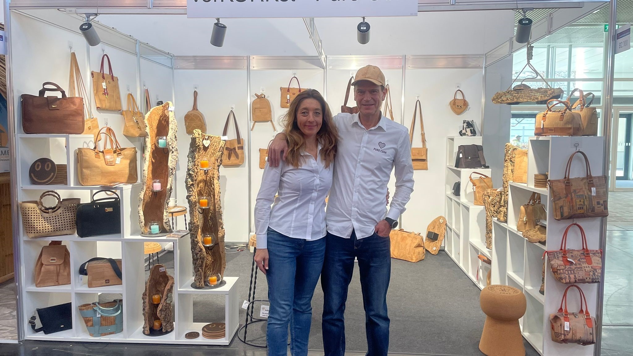 verKORKst Messestand auf der IHM in München