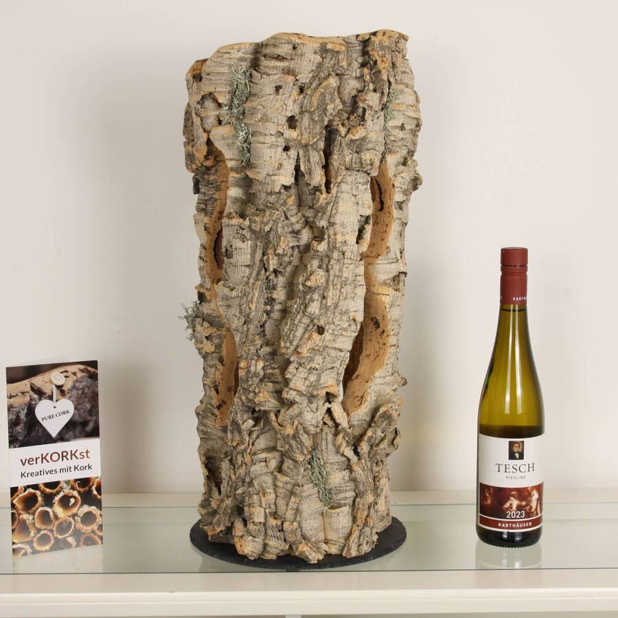 verKORKst Premium Tischfeuer in Korkrinde