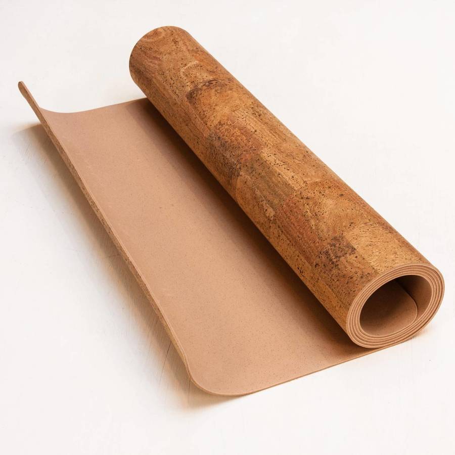 Premium Yogamatte aus Kork und Naturkautschuk