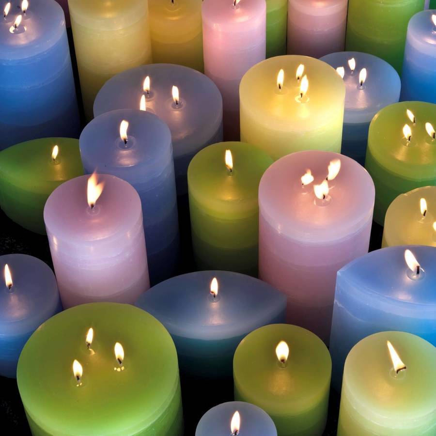 Kerzen von "Kerzen Steinhart"im verKORKst Ladengeschäft in Bad Tölz