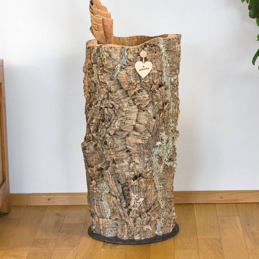 verKORKst Premium Regenschirm-Ständer aus Korkrinde