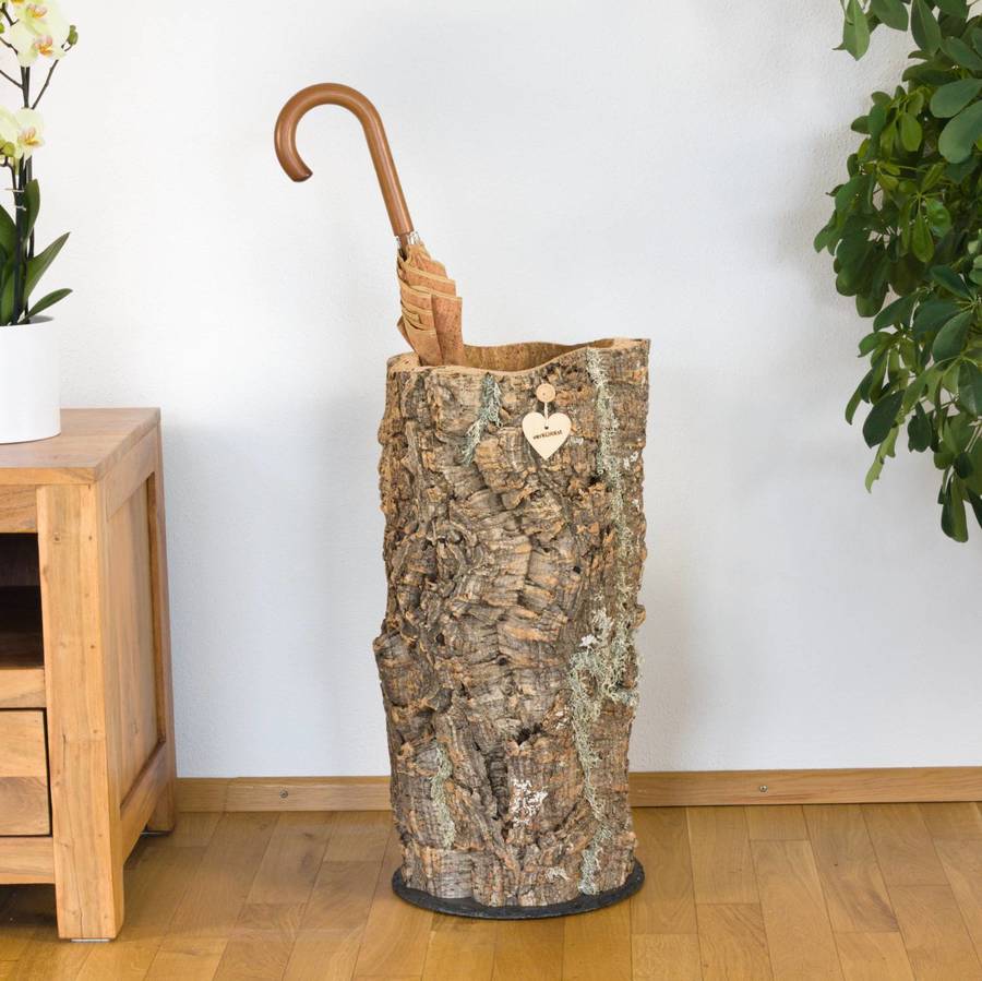 verKORKst Premium Regenschirm-Ständer aus Korkrinde